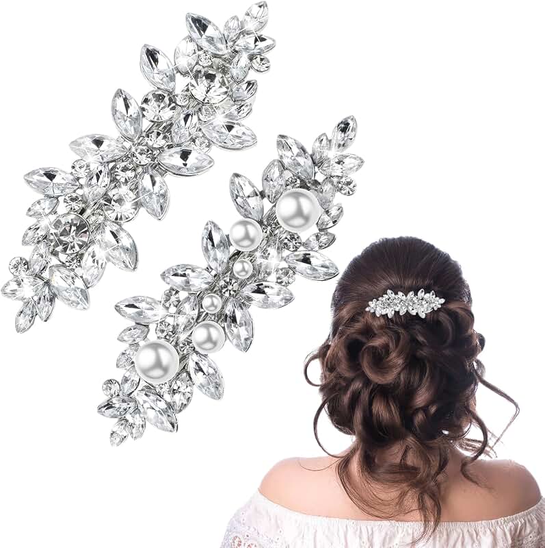 Wedding hair clips